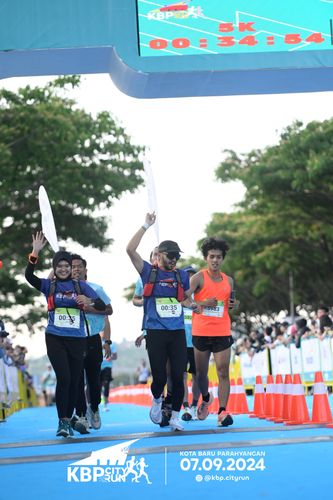Race photo from KBP City Run 2024