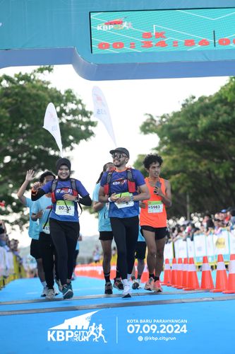 Race photo from KBP City Run 2024