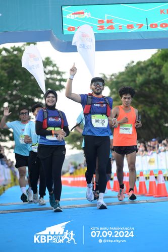 Race photo from KBP City Run 2024