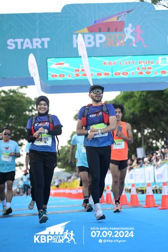 Race photo from KBP City Run 2024