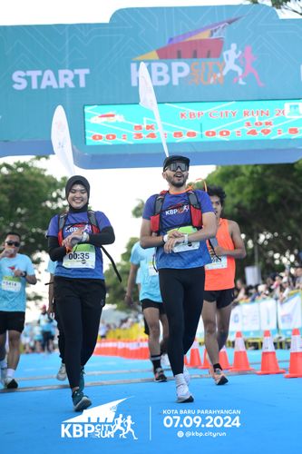 Race photo from KBP City Run 2024