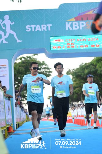 Race photo from KBP City Run 2024