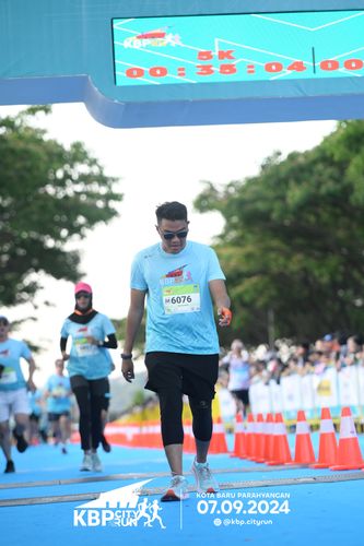 Race photo from KBP City Run 2024