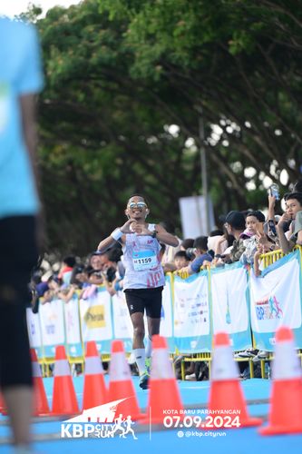 Race photo from KBP City Run 2024