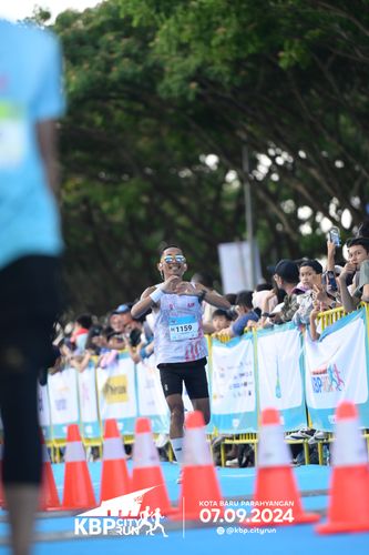 Race photo from KBP City Run 2024