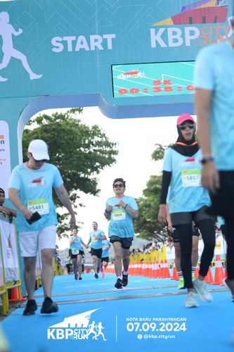 Race photo from KBP City Run 2024