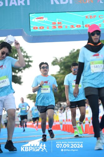Race photo from KBP City Run 2024