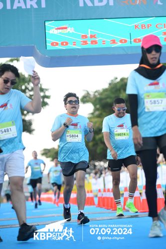 Race photo from KBP City Run 2024