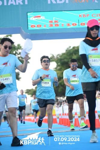 Race photo from KBP City Run 2024