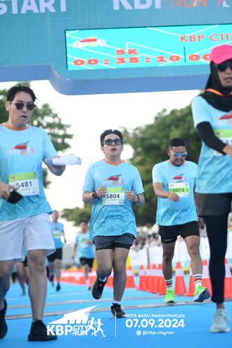 Race photo from KBP City Run 2024