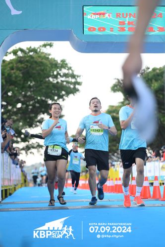 Race photo from KBP City Run 2024