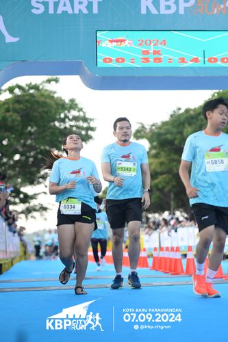 Race photo from KBP City Run 2024
