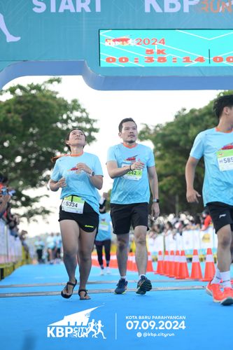 Race photo from KBP City Run 2024