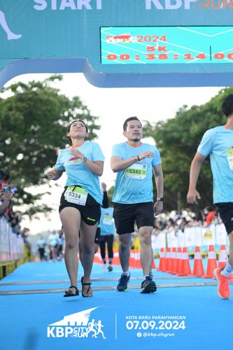 Race photo from KBP City Run 2024
