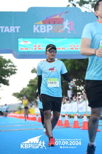 Race photo from KBP City Run 2024