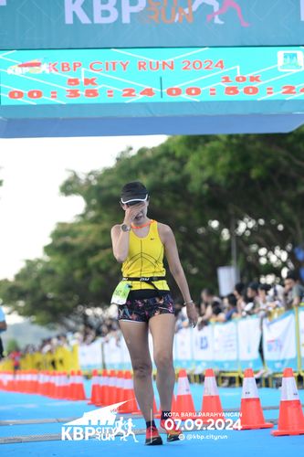 Race photo from KBP City Run 2024