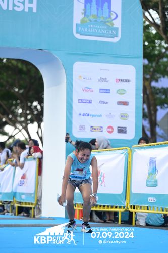 Race photo from KBP City Run 2024