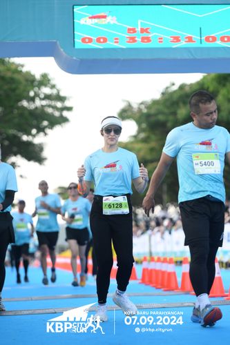 Race photo from KBP City Run 2024