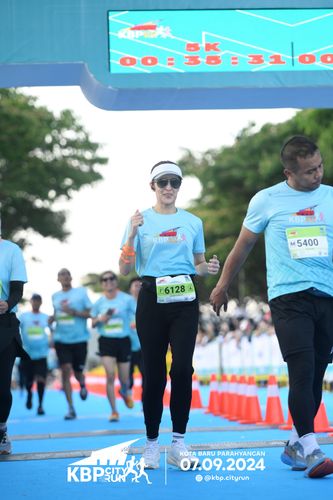 Race photo from KBP City Run 2024