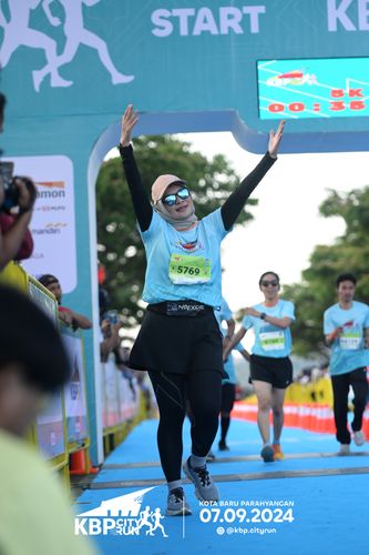 Race photo from KBP City Run 2024