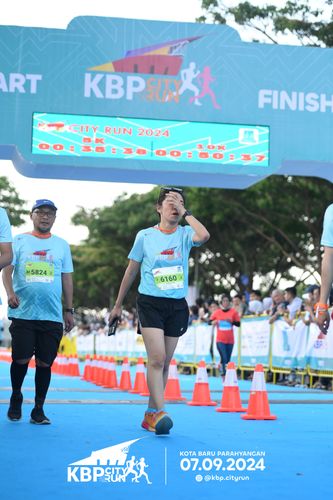 Race photo from KBP City Run 2024