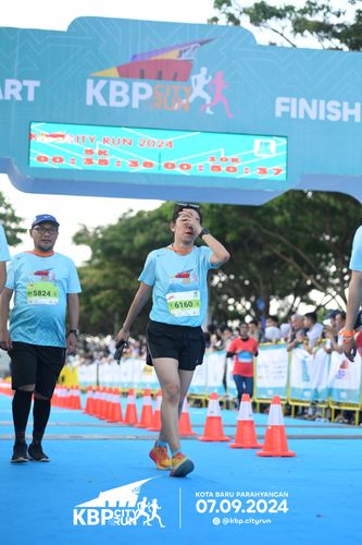 Race photo from KBP City Run 2024