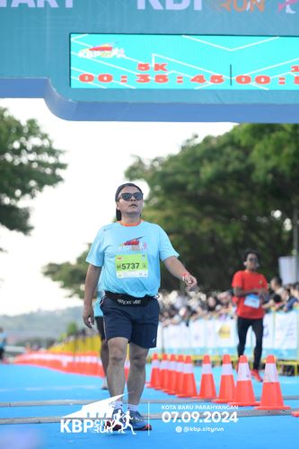 Race photo from KBP City Run 2024