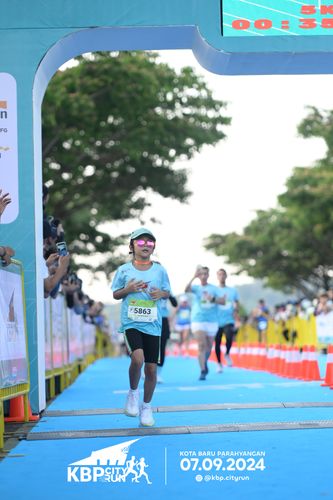 Race photo from KBP City Run 2024