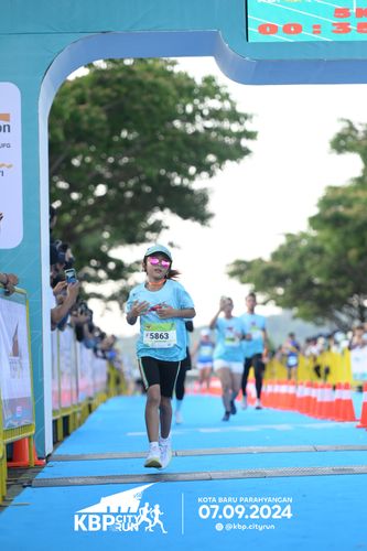 Race photo from KBP City Run 2024