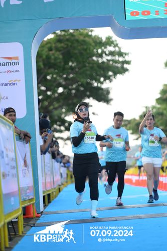 Race photo from KBP City Run 2024
