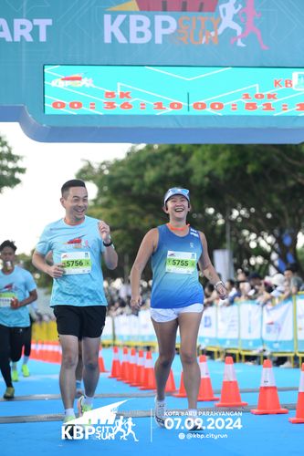 Race photo from KBP City Run 2024