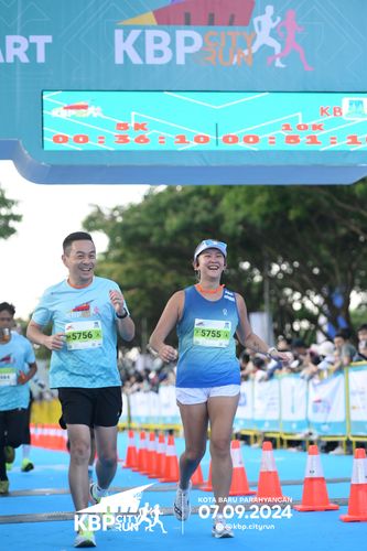 Race photo from KBP City Run 2024