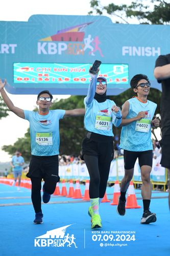 Race photo from KBP City Run 2024