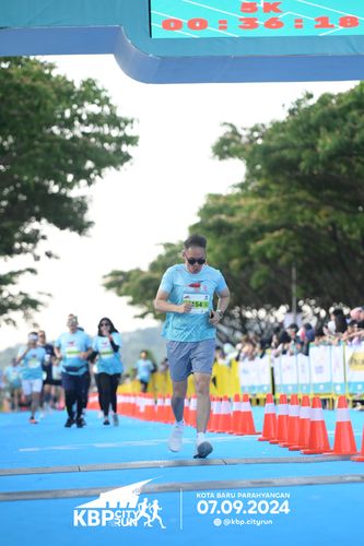 Race photo from KBP City Run 2024