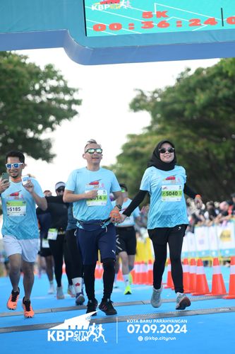 Race photo from KBP City Run 2024