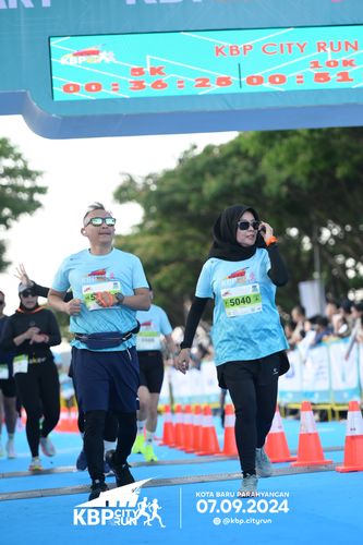 Race photo from KBP City Run 2024