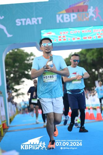 Race photo from KBP City Run 2024
