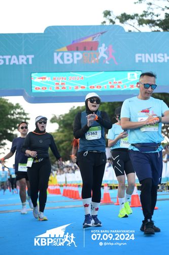 Race photo from KBP City Run 2024