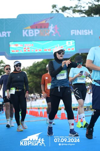Race photo from KBP City Run 2024