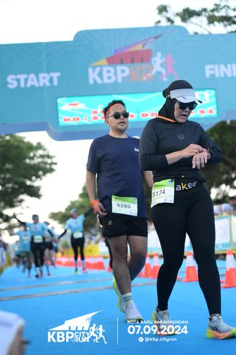Race photo from KBP City Run 2024