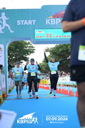 Race photo from KBP City Run 2024