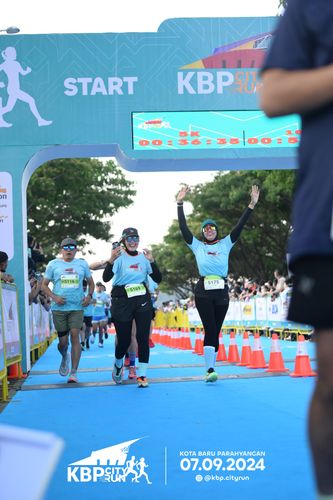 Race photo from KBP City Run 2024