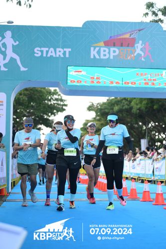Race photo from KBP City Run 2024