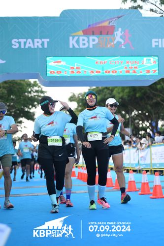 Race photo from KBP City Run 2024