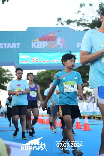 Race photo from KBP City Run 2024