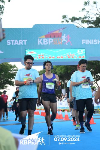 Race photo from KBP City Run 2024