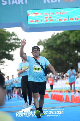Race photo from KBP City Run 2024