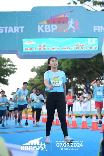 Race photo from KBP City Run 2024