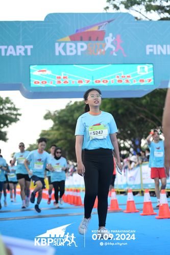 Race photo from KBP City Run 2024