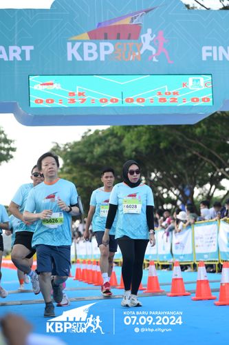 Race photo from KBP City Run 2024